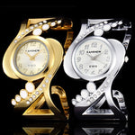 Women Dress Quartz Watch 2019 New Stylish Silver Gold