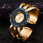 Women Watches Luxury Brand Silver Gold Dial Analog Quartz Clock