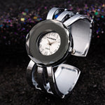 Women Watches Luxury Brand Silver Gold Dial Analog Quartz Clock