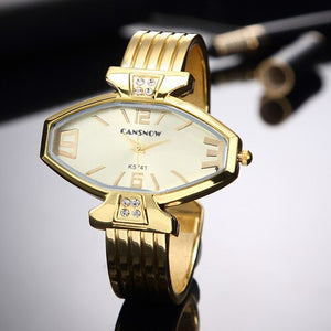 Luxury Women Bracelet Watch 2019 New Stylish Rose Gold Dial Rhinestone