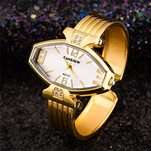 Luxury Women Bracelet Watch 2019 New Stylish Rose Gold Dial Rhinestone