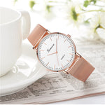 Women's Watch 2019 New Stylish Geneva Rose Gold Dial Luxury Watches