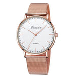 Women's Watch 2019 New Stylish Geneva Rose Gold Dial Luxury Watches