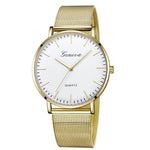 Women's Watch 2019 New Stylish Geneva Rose Gold Dial Luxury Watches