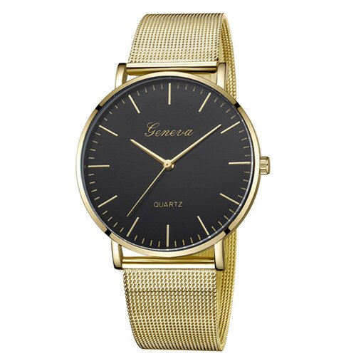 Women's Watch 2019 New Stylish Geneva Rose Gold Dial Luxury Watches