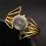 2019 New Stylish Wings Design Bracelet Watch Full Steel