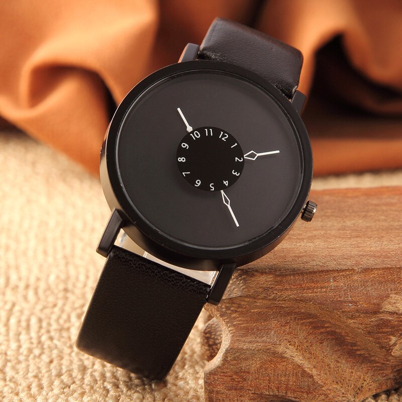 2019 New Stylish Creative Watches Leather Watchband Analog Quartz