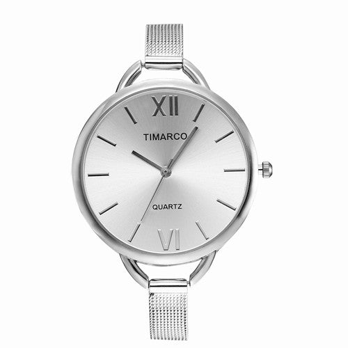 Women Dress Watches 2019 New Stylish Quartz Clock Stainless Steel Watchband