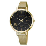 Watch Women 2019 New Stylish Rose Gold Dial Simple Quartz Clock