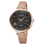 Watch Women 2019 New Stylish Rose Gold Dial Simple Quartz Clock
