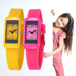 2019 New Fashion Children Watches Pink Silicone Band