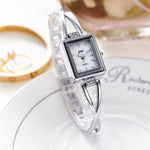 New Fashion Rhinestone Watches Women Luxury Brand Stainless Steel Bracelet