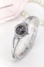 New Fashion Rhinestone Watches Women Luxury Brand Stainless Steel Bracelet