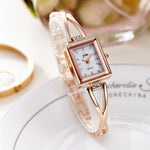 New Fashion Rhinestone Watches Women Luxury Brand Stainless Steel Bracelet