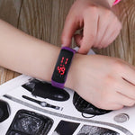 LED Display Digital Sports Watch