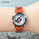 Spiderman Pattern Children Watches
