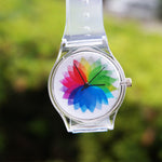 2019 New 3D Dial lovely Transparent silicone kids Watch