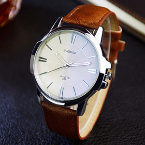 2019 Wristwatch Men Clock Yazole Quartz Watch