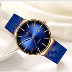 LIGE Fashion Women Watches Ladies Luxury Sport Quartz Dress Watch Ladies Full Steel