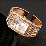 Women Rose Gold Bangle Bracelet Watch 2019 New Luxury Ladies Rectangle Dress