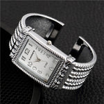 Women Rose Gold Bangle Bracelet Watch 2019 New Luxury Ladies Rectangle Dress