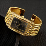 Women Rose Gold Bangle Bracelet Watch 2019 New Luxury Ladies Rectangle Dress